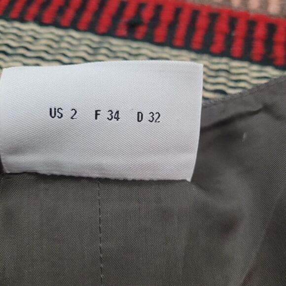 Akris Punto Sz 2 Gray Career Office Sheath Pencil Dress - Picture 5 of 8